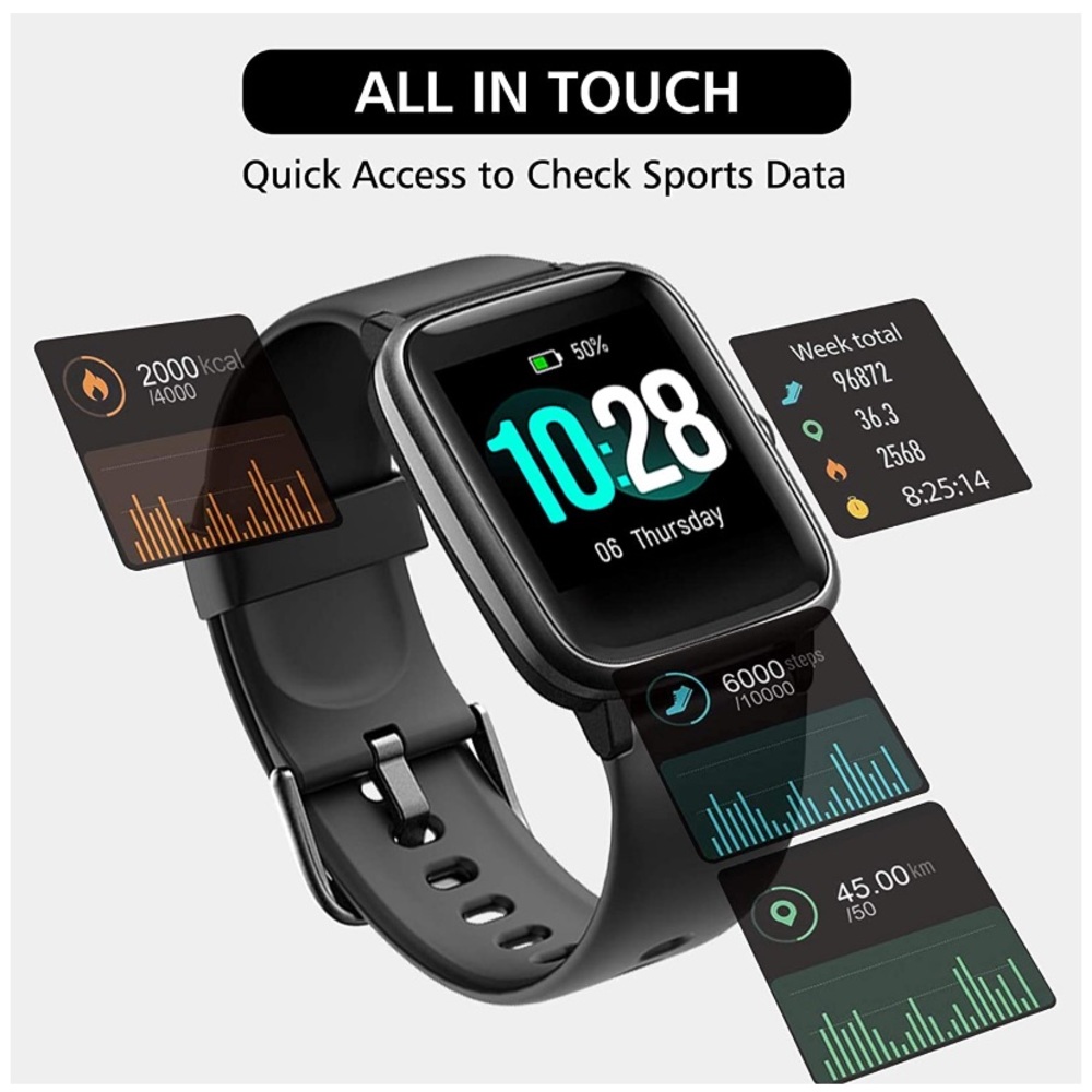 Smart Watch, Waterproof Touch Screen- iOS, Android - Picture 2 of 15